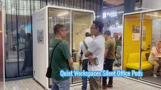 Sin ruido sala silenciosa cabina de fábrica profesional espacios de oficina independientes vainas