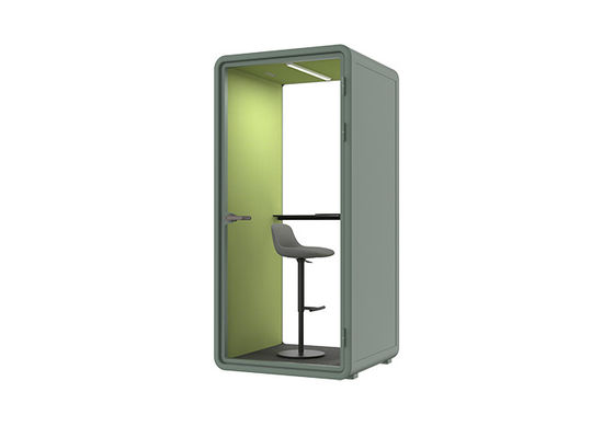 Isolated Meeting Sound Room Silent Meeting Box Work Pods Acoustic Silent Cabin for 1 People Phone Office Booth