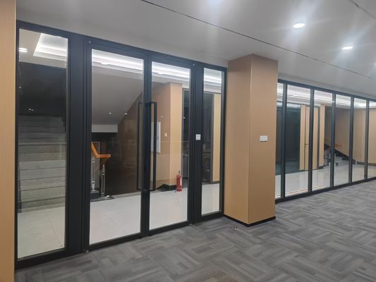 Aluminum Frame Glass Partition Wall - Customizable Office System
