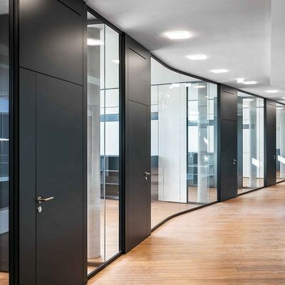 Customized Design Office Wall Separator Glass Room Dividers for Office