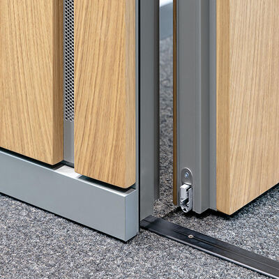 Easy Installation Office Sound Proof Wall Partitin Solid Wooden Aluminum Framed Partition Wall with Melamine HPL Finish