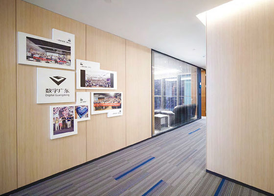 tablero de pared de partición sólida con puerta de melamina puerta de acero pared de vidrio de partición para el área de oficina