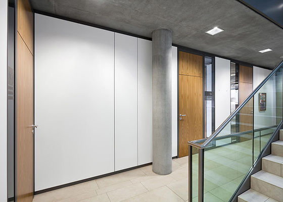 Alto aislamiento acústico Pared de vidrio sólido Pared divisoria de doble panel de seguridad Pared divisoria modular