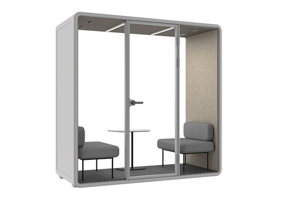 Sala de oficina privada Telefono móvil Sala silenciosa SL Tamaño para 2 personas Reunión con sofá personalizado