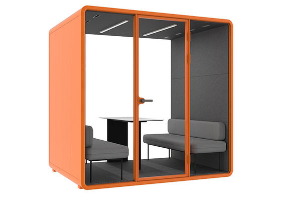 Pods de oficina insonorizadas soporte instalar sistema de control de acceso para mostrar el producto en la feria y hablar en cabina silenciosa