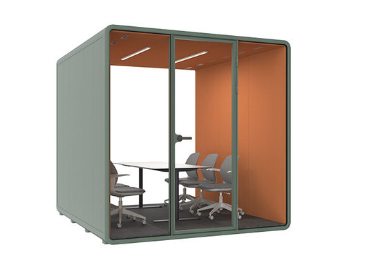Cabina telefónica insonorizada y móvil con sistema de ventilación y aislamiento acústico inferior a 30dB para la privacidad en la oficina
