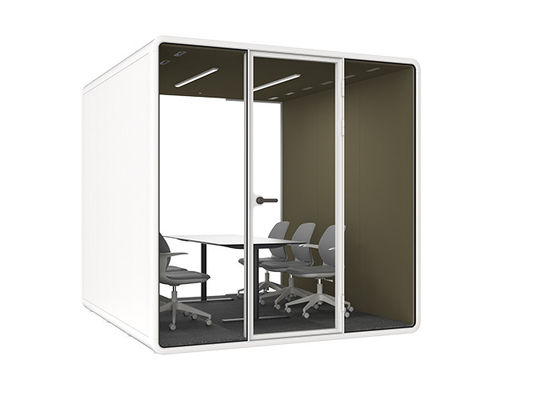 Cabina completa soporta la instalación de varios equipos salas insonorizadas salas de negociación para exposiciones