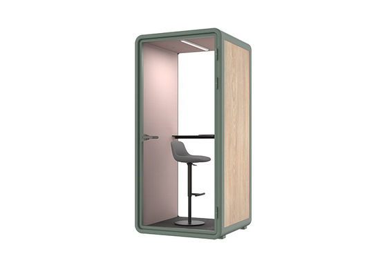 Recepción de cabina de audio a prueba de sonido móvil Cabina cerrada Sala de canto para una persona